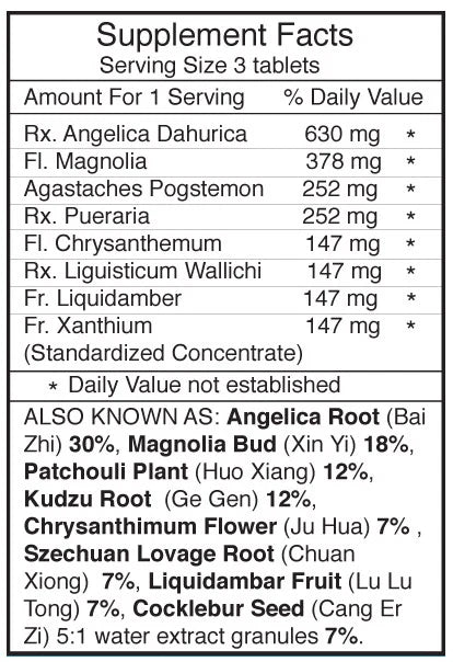 SINUS Pills 鼻敏感丸 - Dr. Shen’s Chinese Herbs for Sinus & Nose Support