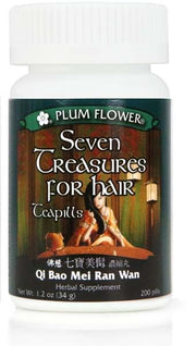 QI BAO MEI RAN WAN - Seven Treasures For Hair Teapills