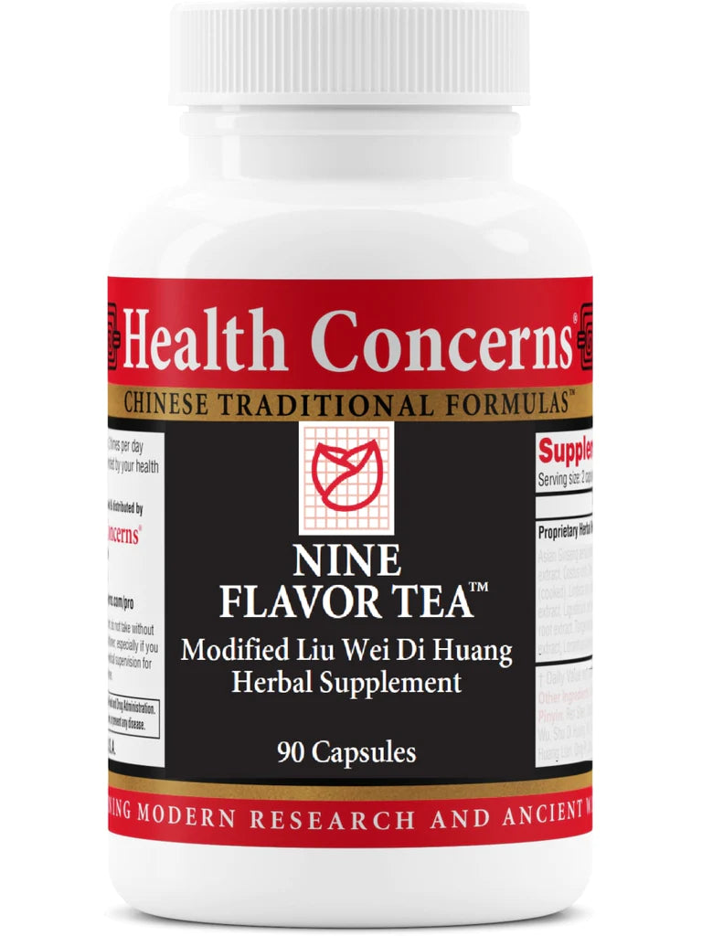 90 caps nine flavor tea