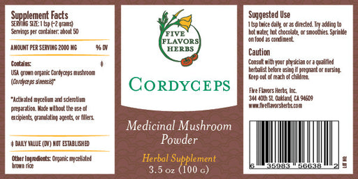 Cordyceps Mushroom Powder - Medicinal Mushroom
