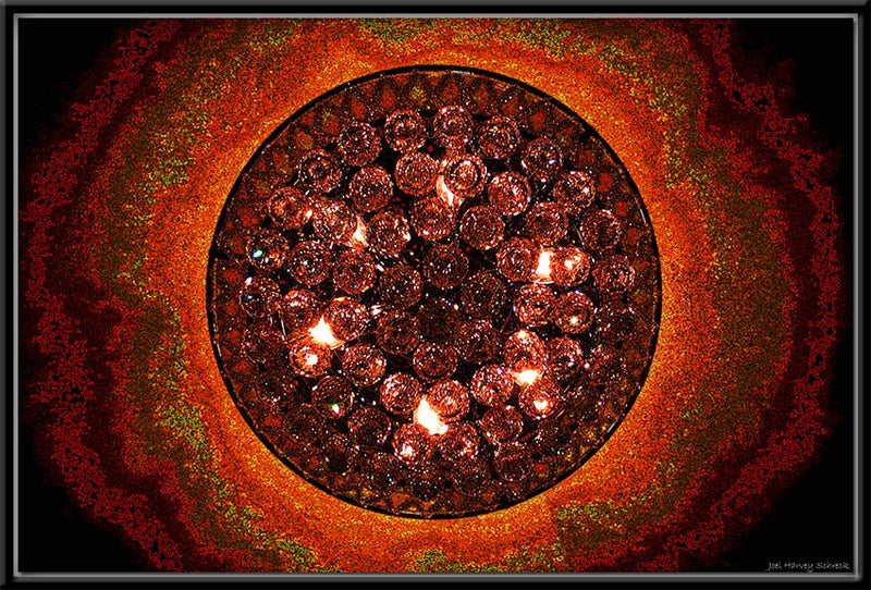 corona chandelier #1,  joel schreck, california artist 