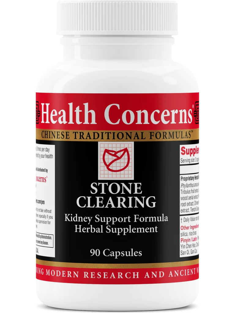 Stone Clearing - Jin Qian Cao Stone - Health Concerns