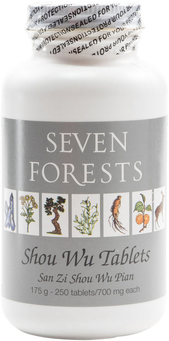 Shou Wu Tablets 250 -  Seven Forests