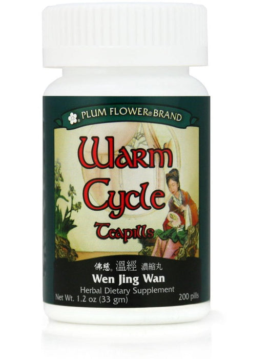 wen jing wan - warm cycle teapills - Plum Flower